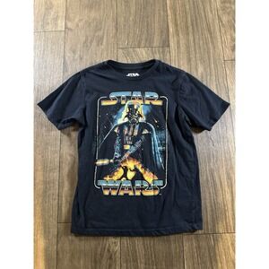 Mad Engine Star Wars Boys Youth Large 10/12  Short Sleeve T-Shirt Darth Vader